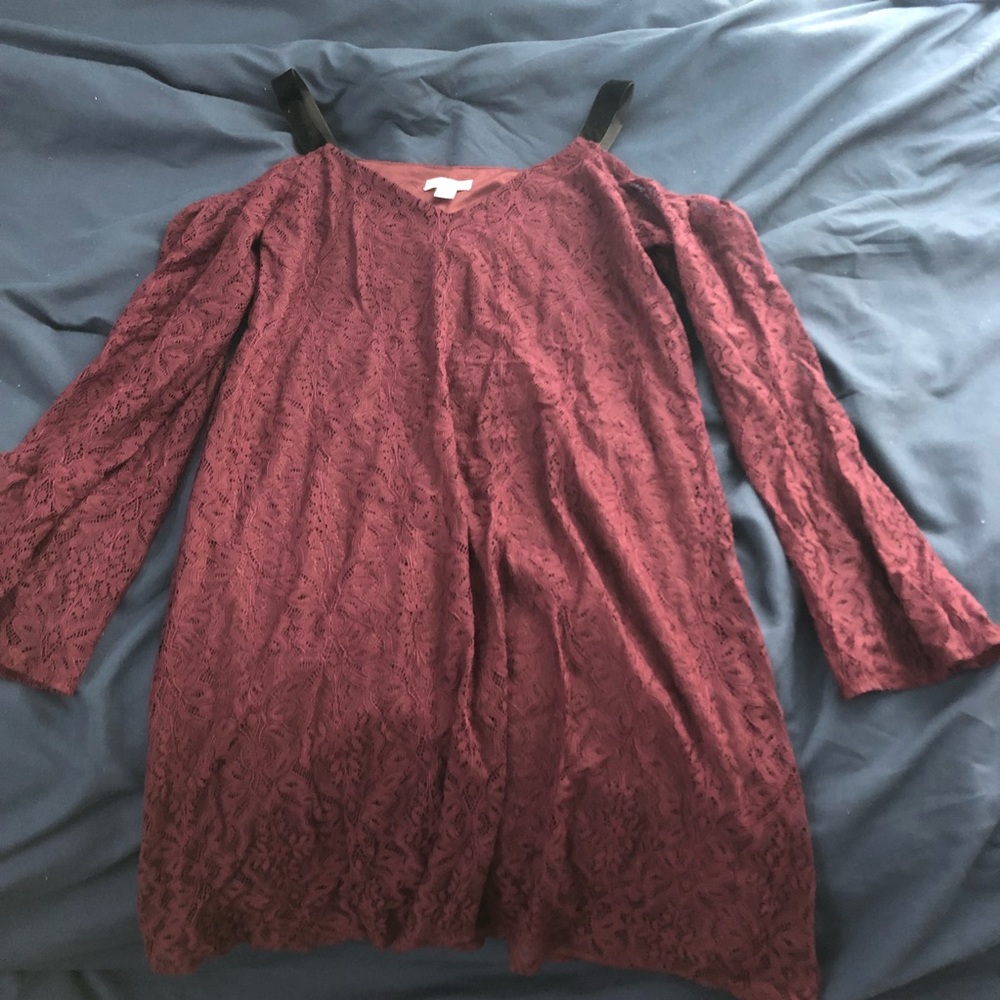 Xhilaration Cold Shoulder Lace Dress NWOT